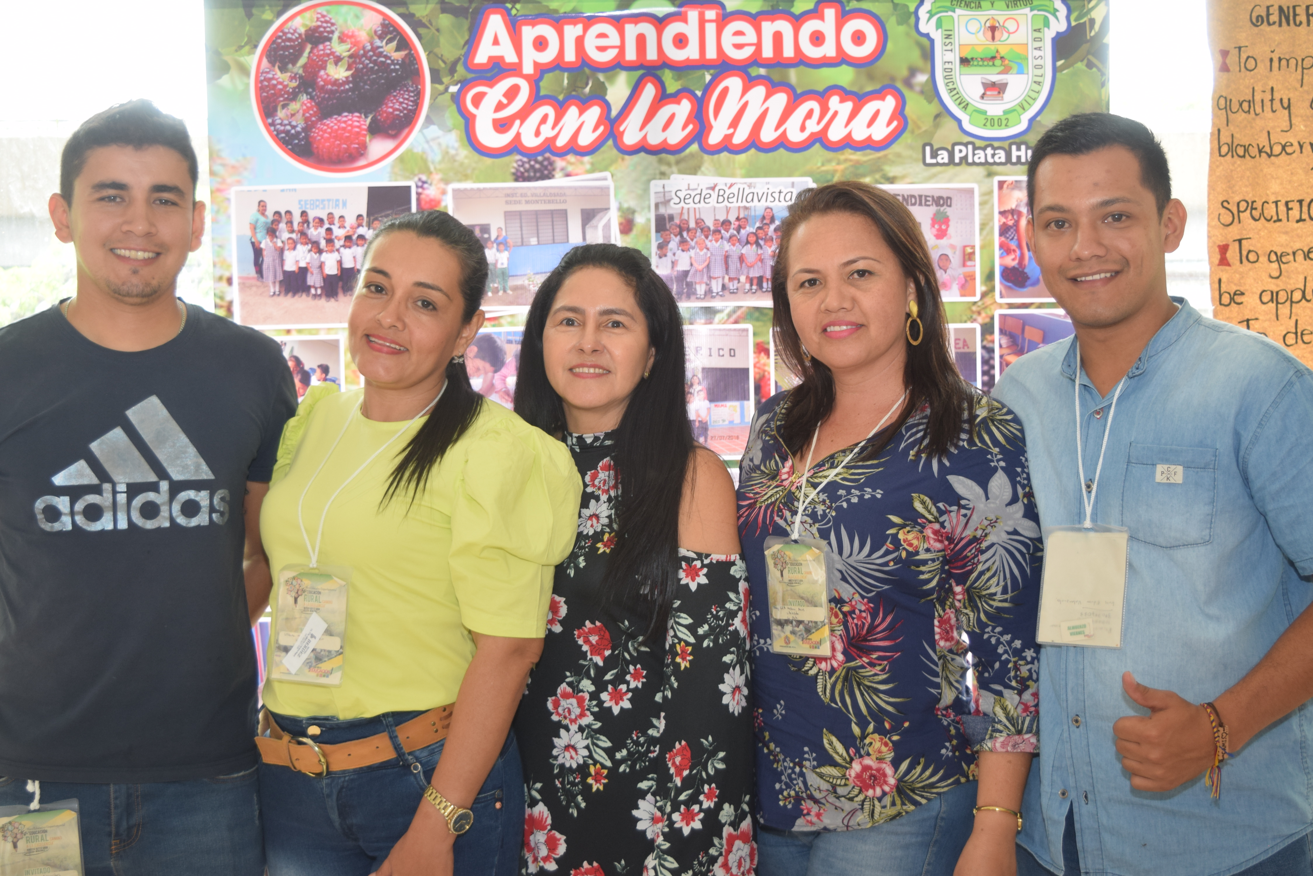 Duván Arley Losada Benavides, Liliana Marcela Valencia, Norma Constanza Quintero, Francy Medina y Jhonatan Amezquita.